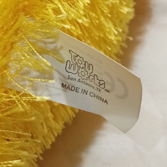 FLOPPY Fluffy Yellow Orange Duckie Toy Work Duck Plush 17 in. Stuff Animal Toy - Picture 8 of 9